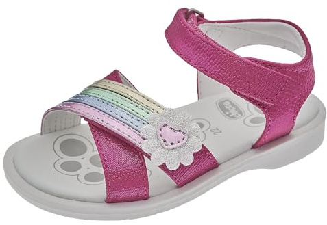 Chicco Sandali Con Doppio Velcro Fucsia, Confortevoli, Leggeri, Flessibili E Traspiranti SandaliBambine e ragazze