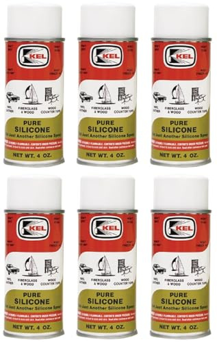 Kellogg's KEL 4 Ounce Pure Silicone Aerosol Spray Lubricant - (6 Pack)