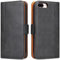 ROJIOJIO Handyhülle für iPhone 7 Plus, iPhone 8 Plus Leder Handytasche Kartenfach Klappständer Magnetisch Lederhülle für iPhone 7 Plus/iPhone 8 Plus Hülle, Schwarz