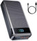 Power Bank 46800mAh, Portable Charger Large Battery Pack, Fast Charging 22.5W & PD 20W USB-C Input/Output, 4 Charging Port Battery Charger with Smart LED Display, for iPhone Tablet Laptop Traveling