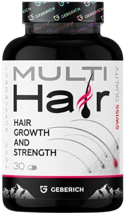Integratore MULTIHAIR – per Capelli, Pelle e Unghie Forti e Crescita Rapida – con Biotina, Zinco e Equiseto – 30 Capsule