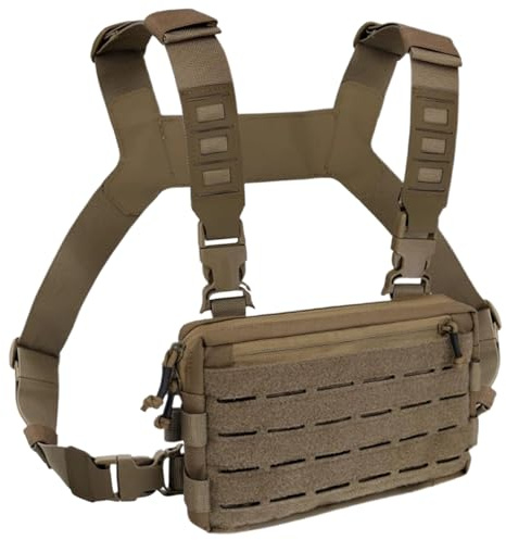 Bolsa de pecho, chaleco de mochila deportiva, 57 x 9801 pulgadas, equipo ligero y ajustable para exteriores, riñonera para senderismo, pesca, escalada, gimnasio, playa, camping, caza, viajes