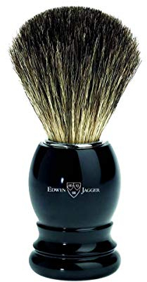 Rasierpinsel Dachs Pure Badger Edwin Jagger schwarz