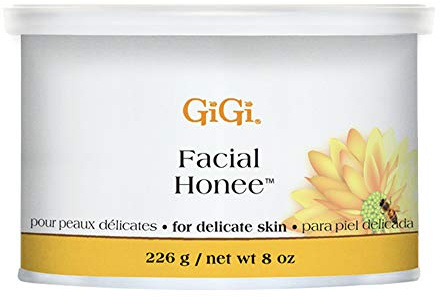 GiGi Facial Honee Wax - Hair Removal Wax for Face and Sensitive Skin, 8 oz