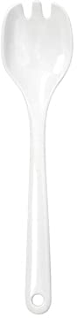 Waca EMGA Fourchette à Salade/Service en Plastique Blanc 30,5 cm