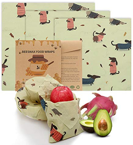 OSALAD Reusable Beeswax Cloth Wrap Eco Friendly Food Wrap Organic Natural Zero Waste Sandwich Bag Sustainable Products