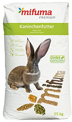 Premium Mifuma Basis Kaninchenfutter Zwerg Kaninchen 25 kg