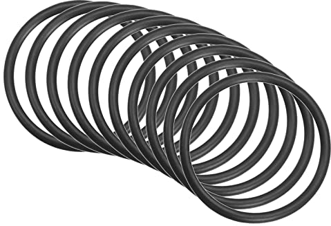 QUARKZMAN Nitrile Gomma O-Ring 40mm x 33,8mm x 3,1mm Guarnizioni di Tenuta Anelli Rubinetti Rotondo Guarnizione Rondella per Rubinetto Idraulica Riparazione Sigillatura Connessione, 10 Pezzi