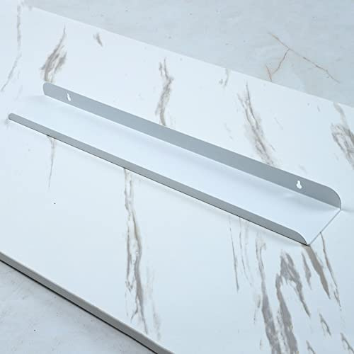 Espositore da Parete Scaffale per Smalti per Unghie Scaffale da Muro in Metallo Scaffale da Appendere a Parete Olio Essenziale Profumo Bottiglia per Cosmetici Salone per Unghie (Bianco 100Cm)