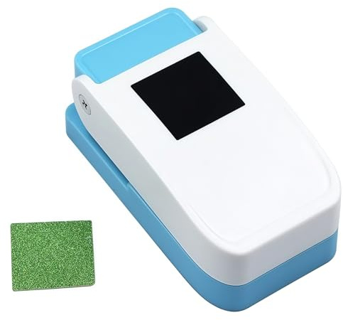 1 Inch Square Punch,Squares Paper Punch,P/unch for Paper Crafts,Heavy-Duty Manual Precision P/unch Tool for Scrapbooking,Card Making,Craft Punc/h,Stamp Pun/ch,Large Hole Pun/ch(Square)