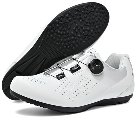 JiuQing Cycling Shoes No-Lock Indoor Outdoor Bike Shoes for Men Women Flat Pedal Anti-Slip Casual Road Mountain Bicycle Sneakers