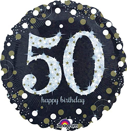 Sparkling Birthday 50 - Standard Circle