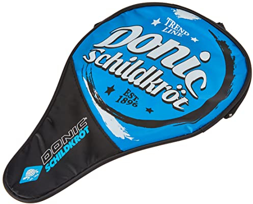 Donic-Schildkröt Tischtennis Schlägerhülle Trendline, Schlägerhülle für einen Schläger, inkl. Ballfach für 3 Bälle
