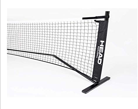 HEAD Portable Pickleball Net System - Official Size, Quick Setup & Carry Bag - Durable & Lightweight Black Net for Indoor/Outdoor Play