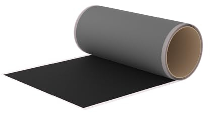 Flickly® Parches de reparación autoadhesivos | camión, remolque, tienda, toldos, camping, sombrillas, piscina | disponible en muchos colores | 2,5 m x 200 mm | (RAL 9005) Negro