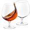 Wilmax Verres à cognac fabriqués à la main - Lot de 2-550 ml - champagne - Verre à brandy - Verres à boire - à cocktail - à grappa - à liqueur