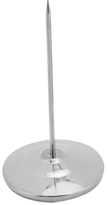 VILLFUL Forchetta Menù in Acciaio Inox Punta Scontrini Porta Memo Punta Ricevute Adatto Ristoranti