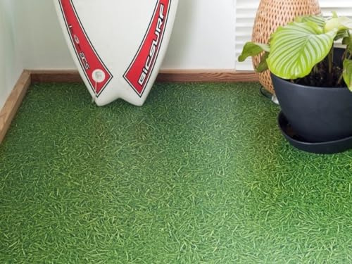 Pavimenti in PVC Pavimenti in vinile effetto prato, Taglio (2m di larghezza / 9m di lunghezza)