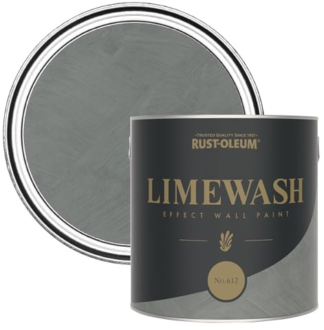 Rust-Oleum Green Limewash Effect Wall Paint - No.612 2.5L