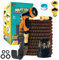 Funnity Gartenschlauch Flexibel 30M, Garten Wasserschlauch mit 10 Funktionen, Strapazierfähiger 3 Lagiger Latex Wasserschlauch 3/4 Zoll und 1/2 Zoll Metallanschlüsse,Orange Flexibler Gartenschlauch