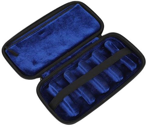 ZUXOCY Caja de almacenamiento para boquillas, funda para boquilla de saxofón, tela Oxfords MultiSpace, bolsa de transporte para boquilla de saxofón