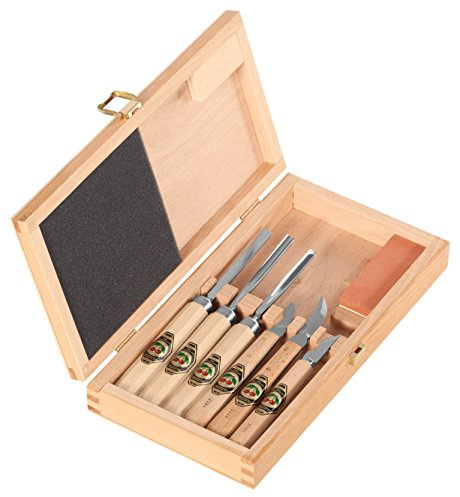 Kirschen 3437000 Coffret d'outils de sculpture, Beige/Argent