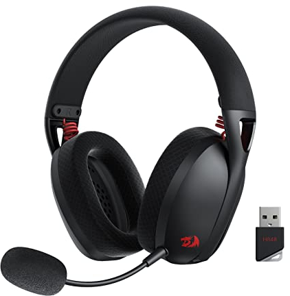 Redragon H848 BT Wireless Gaming Headset - Lightweight - 7.1 Surround Sound - 43MM Drivers - Detachable Microphone - for Multi Platforms