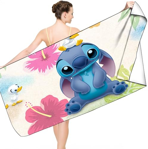 Philoctes Strandtuch Strandlaken Mikrofaser, 75 × 150cm Badelaken Handtuch Saunatuch,Große Badetuch für Urlaub Schwimmen Campin Fitness Reisen Sport Wandern Outdoor Sauna Yoga, Blau2