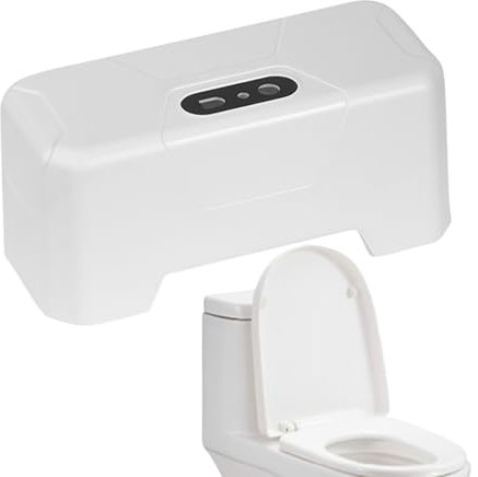 Sensor automático de descarga de inodoro | Juego de cisterna para inodoro sin contacto con sensor de infrarrojos, cisterna para inodoro manos libres con sensor de infrarrojos externo, carga USB recarg