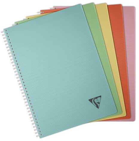 Clairefontaine 327115C - Linicolor cahier reliure intégrale 21x29,7cm 100p séyès assortiment ESSENCE