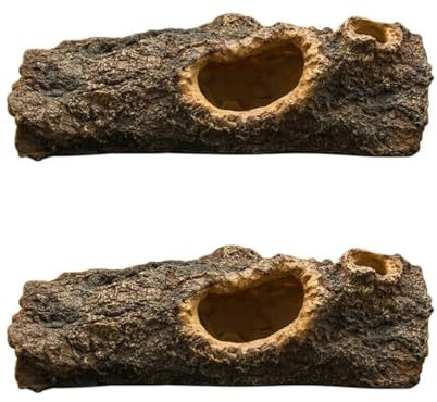 YARNOW 2 STK Schildkröten-Terrasse Moosdekor Kontrolle Pumpe Fisch Versteck Bark Decoration Underwater Decoration schleichtiere Kunstharzschmuck für Aquarien Aquarium-Dekoration Chocolate