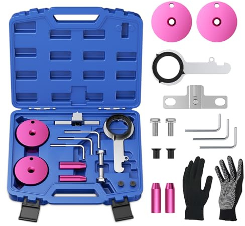 Trsaow Strumento di sincronizzazione per Ford 2.0 Ecoblue TDCi Diesel, Kit di regolazione, blocco albero a camme, blocco benzina