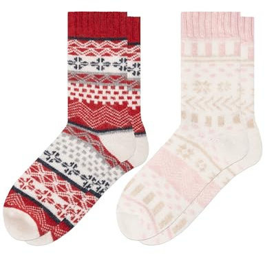 Occulto Calcetines Termicos Lana Merino para Hombre & Mujer 2 Pares (modelo: Lumi), Calcetines Invierno