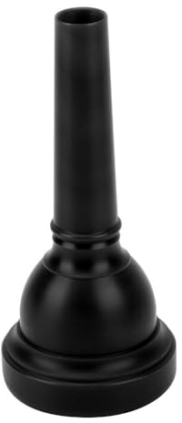 Trombone Mouthpiece MT‑22 ABS Plastic Trumpet Mouthpiece Tenor Mouth Piece Baritone Mouthpieces for Beginners, Replacement Part for Trombone(Black)