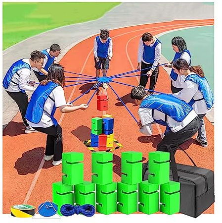 Samarbetslekar, lagarbete, utomhusaktiviteter för företag, teambuilding/skolsportdag/födelsedagskalas, spel - hand-öga-koordinationsspel för barn och vuxna