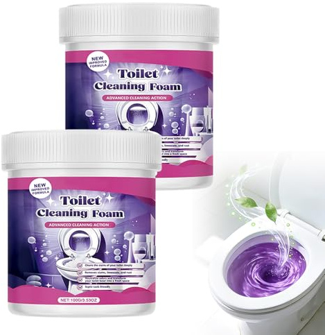 Toilet Cleaner, 2026 New Limescale Remover, Intensive Toilet Foam Deep Cleaning Products, Self-Activating Foam Limescale Remover, Toilet Limescale Remover, Prevents Limescale and Dirt (2Pcs)