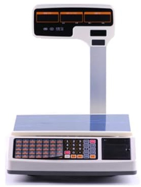 Kassaapparat, Digital viktvåg 30 kg kökskassa kvittovåg med programvara for POS-butiker(Scale)
