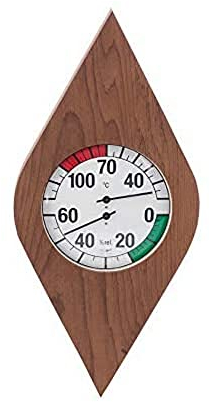 eliga Klimamesser weiß 135 mm im Thermoholzrahmen