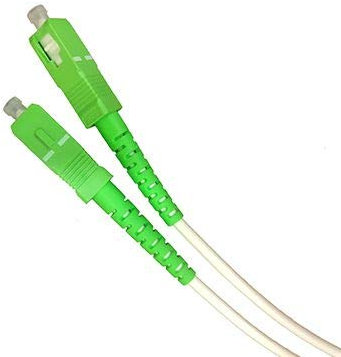 CABLEPELADO Cavo Fibra Ottica per Router | Tubo Singolo Simplex | FTTH - 9/125 OS2 - SC/APC-SC/APC | Compatibile con Orange, Movstar, Vodafone, Masmovil, Yoigo e Jazztel | 3 Metri
