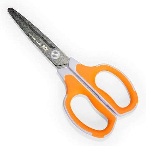 Tijeras SDI I-Sharp Antiadherentes en Acero Inoxidable. Aptas Diestros y Zurdos. Color (ISharp Naranja)