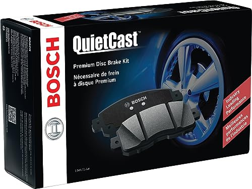 BOSCH BC2170 QuietCast Premium Ceramic Disc Brake Pad Set - Compatible with Select Subaru Ascent; FRONT