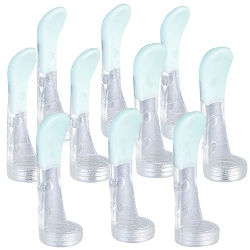 newgen medicals Zubehör zu Otoskop: 10er-Set Silikon-Aufsätze für WLAN-Ohrreiniger WOR-50 (Otoskop Ohrreiniger, Kameras, LED)