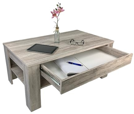 Schömig 24/7 Wohnzimmertisch EWA Sandeiche mit Schublade