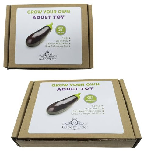 Grow Your Own Aubergine Funny Rude Novelty Birthday Gift for Friend Joke Adult for Her Wife Girlfriend Boss Friend Novelty Practical Joke Boyfrined Adult Stocking Filler Unusal Rude Brother Sister