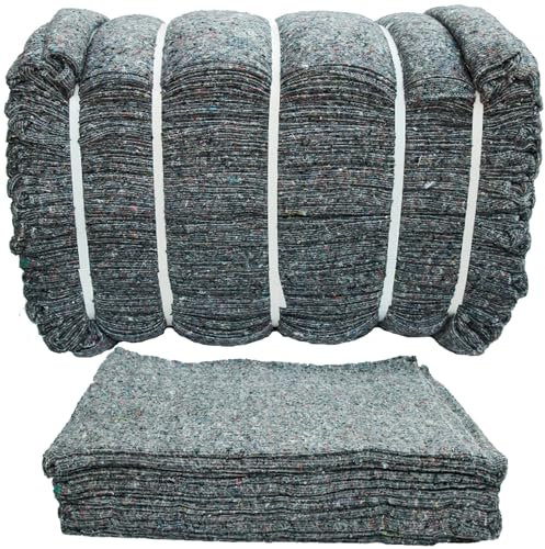 Removal Furniture Blankets Moving Van & Transit Fabric Blankets Large 200cm x 150cm (10 Blankets)