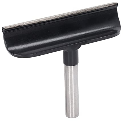 Xiuganpo Stainless Steel Lathe Tool Rest Holder, 5.9 Inch Wood Turning Lathe Turning Tool Rest with Special Concave Design, Stable Woodworking Accessories for Woodworking Lathes