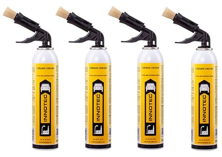 Innotec - 4 paste ceramiche in ceramica, grasso per ceramica, pasta di montaggio ad alta pressione e resistenza alle temperature, pasta di servizio freni, lubrificante permanente ad alta resistenza