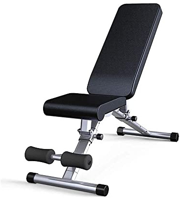 Multifunktionell träningsbänk | justerbar hantel bänkpress och situp-bräda | hemmagym, fitnessutrustning för helkroppsträning