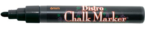 Uchida 480-C-1 Marvy Broad Point Tip Regular Bistro Chalk Marker, Black