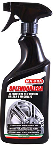 Ma-Fra Splendorlega, Pulitore Cerchi Auto, Detergente per Cerchi in Lega e Magnesio, Scioglie ed Elimina Residui Ferrosi, Preserva Il Cerchio Senza Rischi di Corrosione o Abrasione, Formato da 500ml
